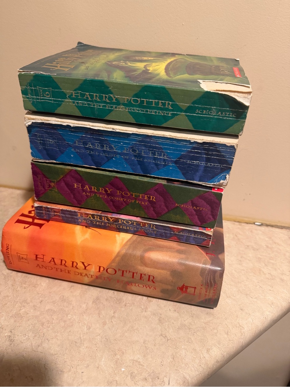 Scholastic Harry Potter Paperback Set — Multicolor Stack for Kids
